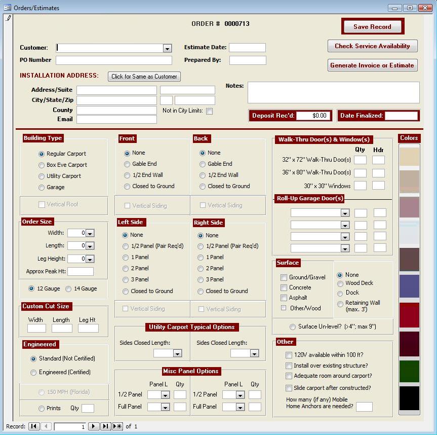 ms access programing